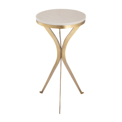 Rowe Accent Table - Aged Brass
