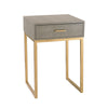 Shagreen Accent Table - Gray