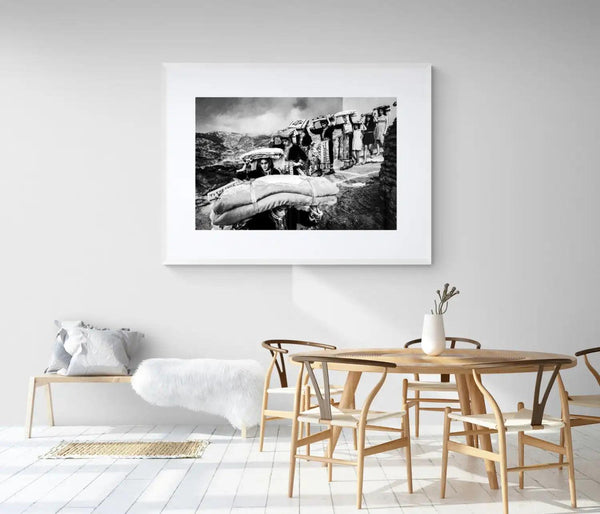 Limited Edition numbered and signed. Dowry transportation, Olympos, Karpathos, Dodecanese | Black-and-white wall art photography from Greece