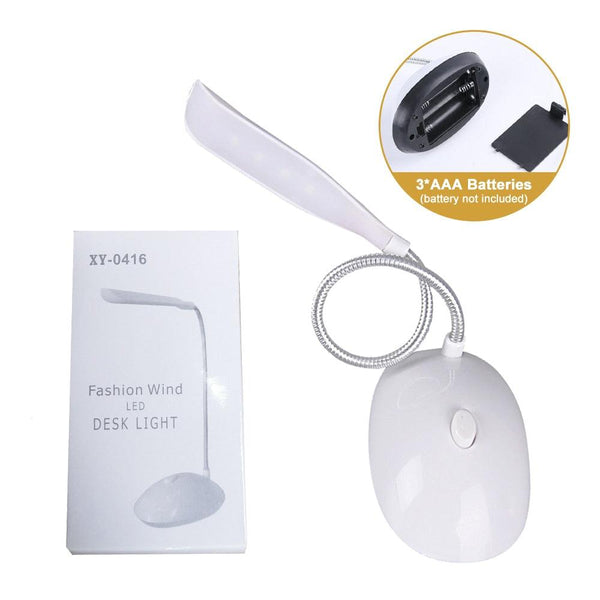 Table Lamp For Study LED Desk Lamp 3XAAA Battery Not Include Dimmable Mini Table Top Lantern Cute Book Light Office Smart Decorative Table Lamp Cute Study Lamps for Bedroom Décor