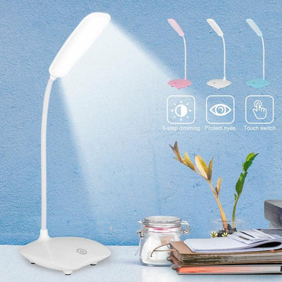 Table Lamp, Rechargeable Table Lamp, Study Room Lamp, Modern Table Lamp, Flexible for Students To Read, Study Room Table Lamp Decorative Table Lamp Cute Study Lamps for Bedroom Décor