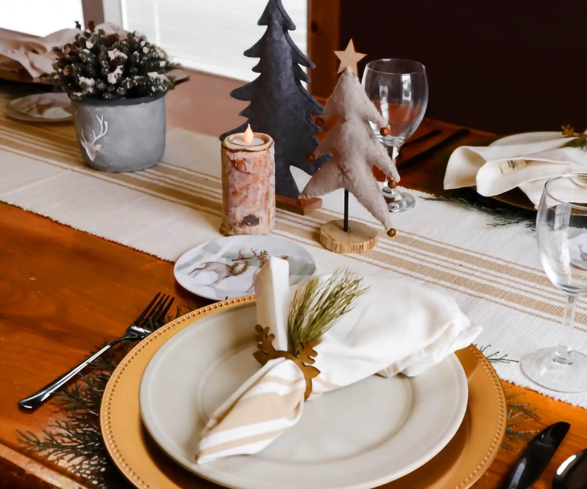 Beige Cloth Napkins Set of 6