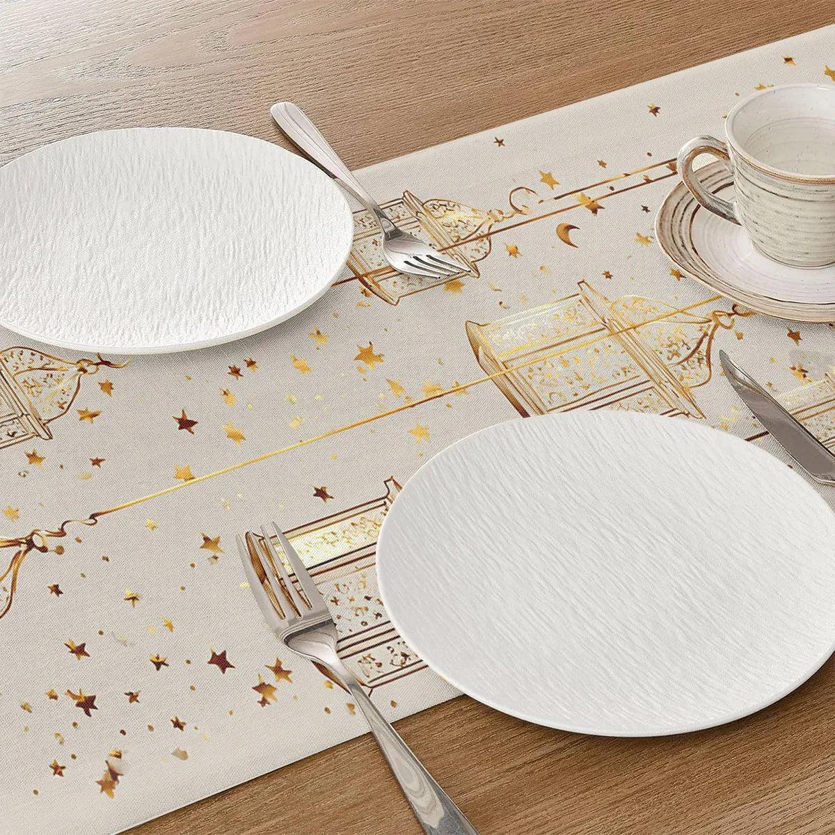 Table Runner - Arab Star Golden