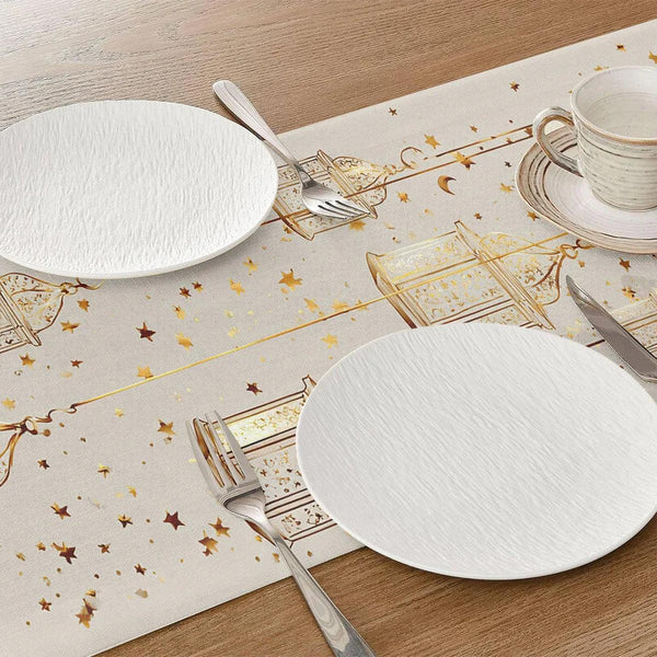 Table Runner - Arab Star Golden