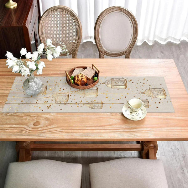 Table Runner - Arab Star Golden