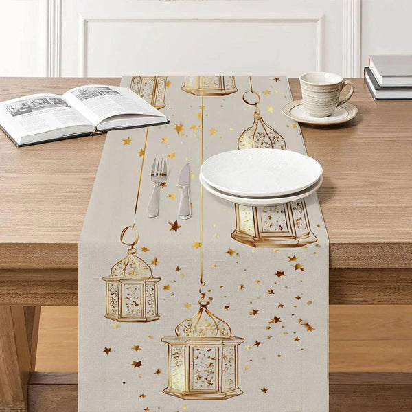 Table Runner - Arab Star Golden