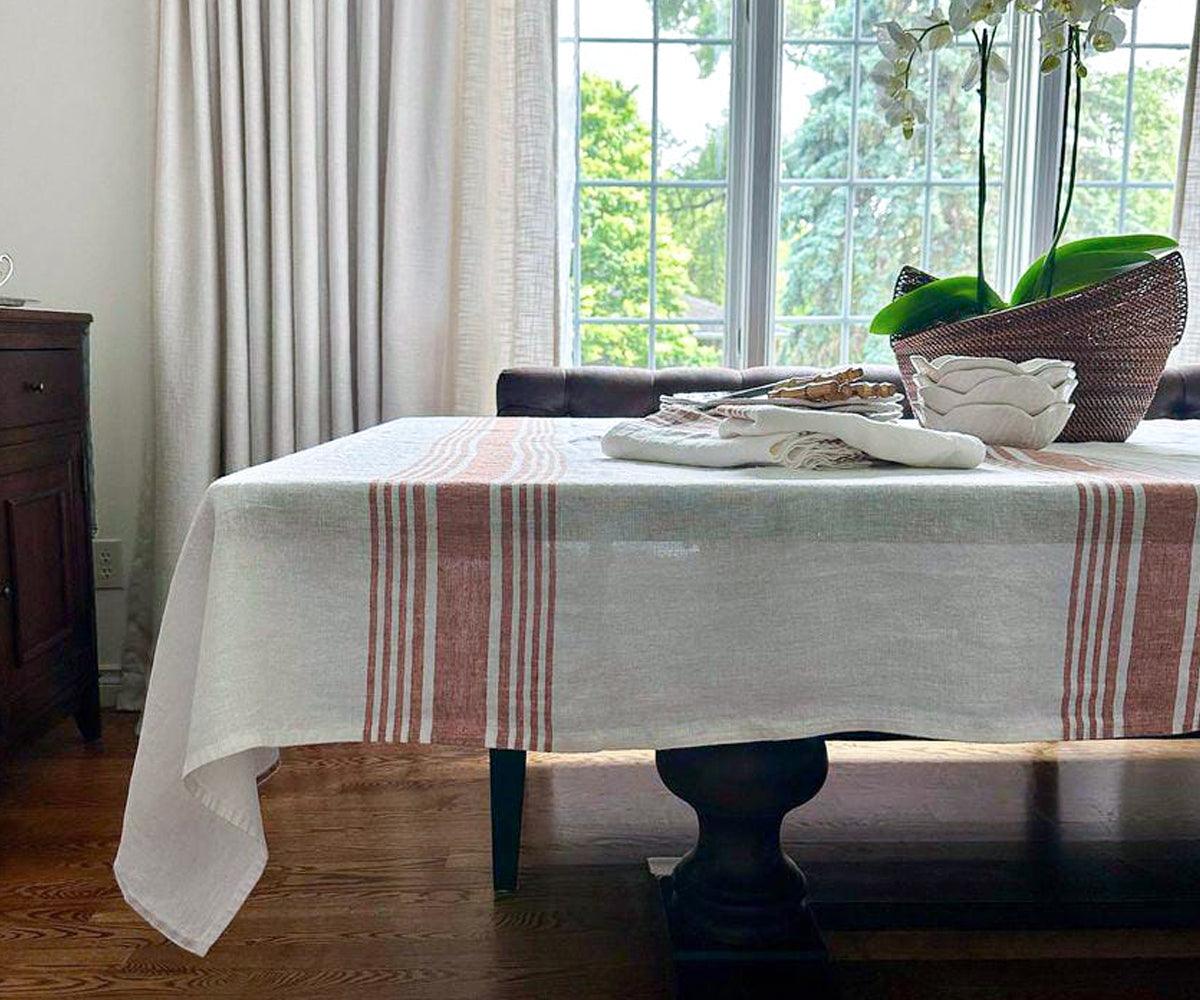 Rectangle Linen Tablecloth