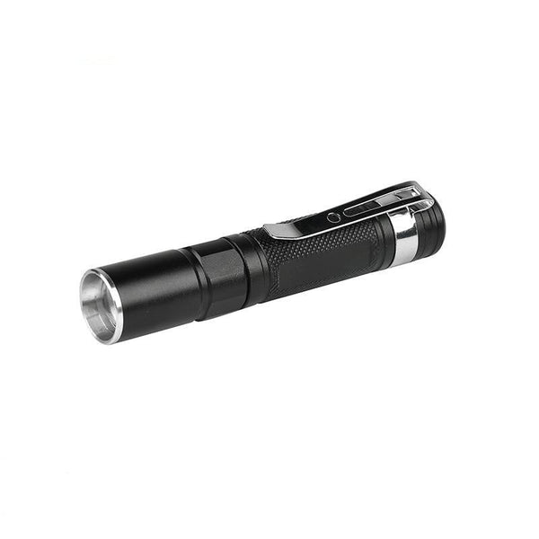 Tactical Adjustable Flashlight Super Bright LED Mini Flashlights With Belt Clip Waterproof Zoomable Mini Brightest Best Flashlights Portable Torch Powerful For  Hiking Camping