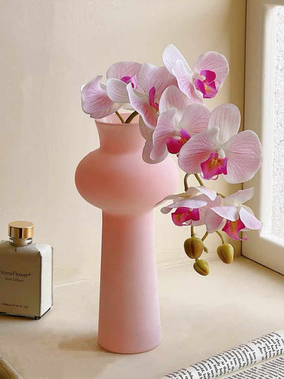 Tall Vintage Style Dopamine Decorative Flower Vase