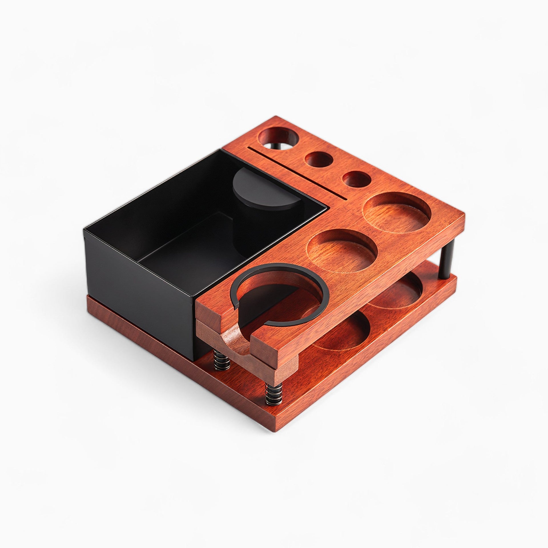 Espresso Tamping Station Knock Box - 9 in1 Espresso Tool