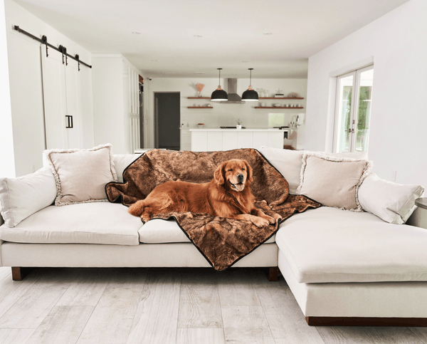 PupProtector™ Summer Short Fur Waterproof Throw Blanket - Sable Tan