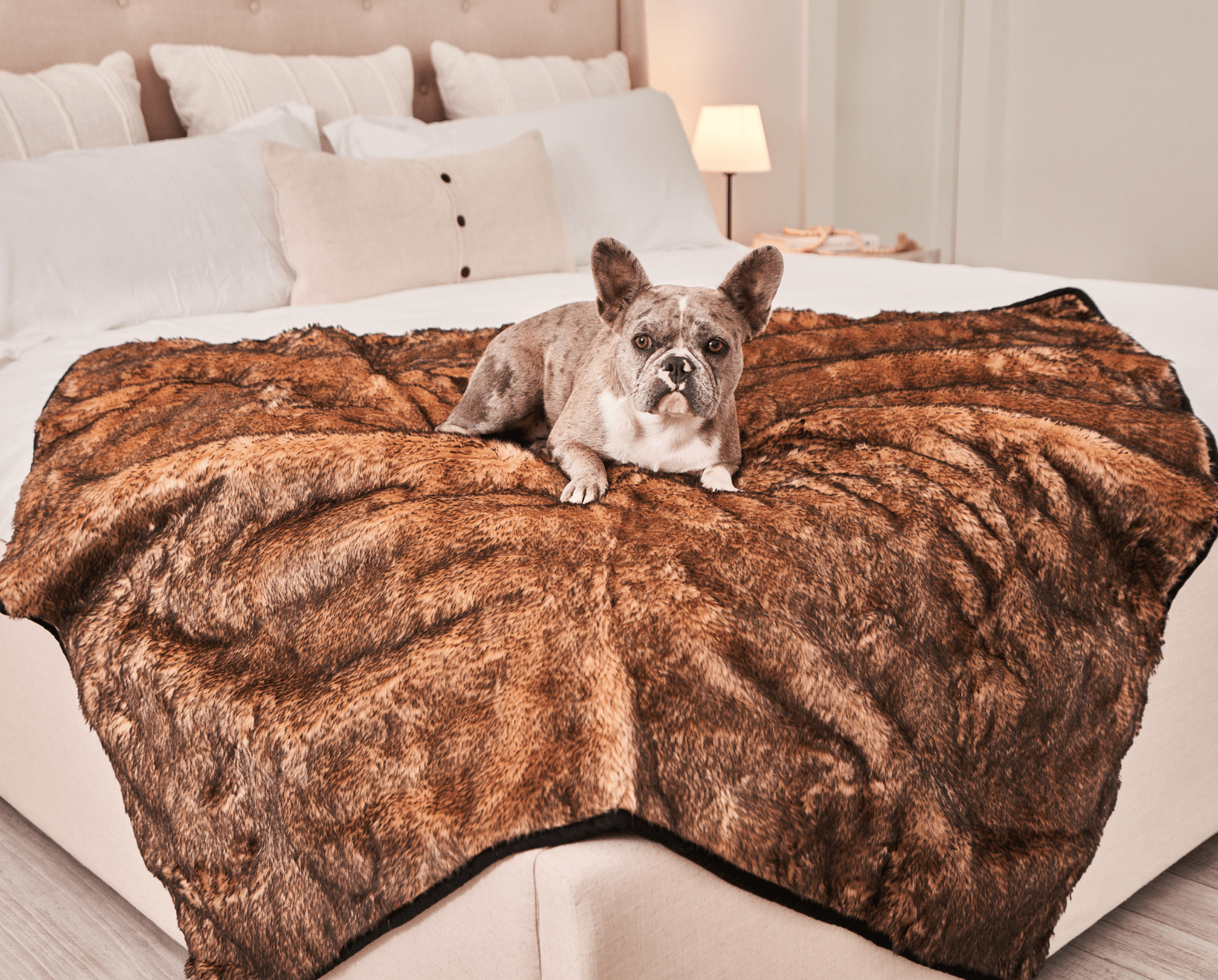 PupProtector™ Summer Short Fur Waterproof Throw Blanket - Sable Tan