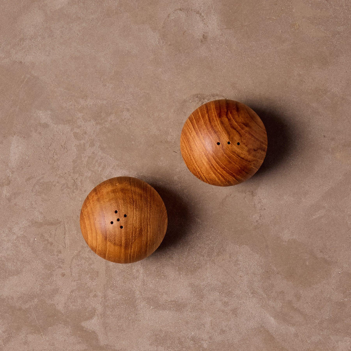 Teak Salt & Pepper Shaker Set