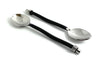 Vibhsa Black Silverware Teaspoons Set of 6