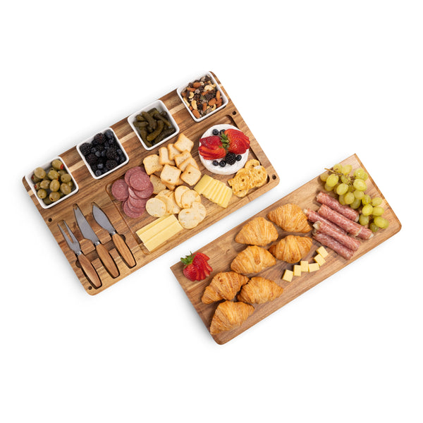 Picada Tapas & Cheese Board Set with Dip Bowls Picnic Time Family of Brands