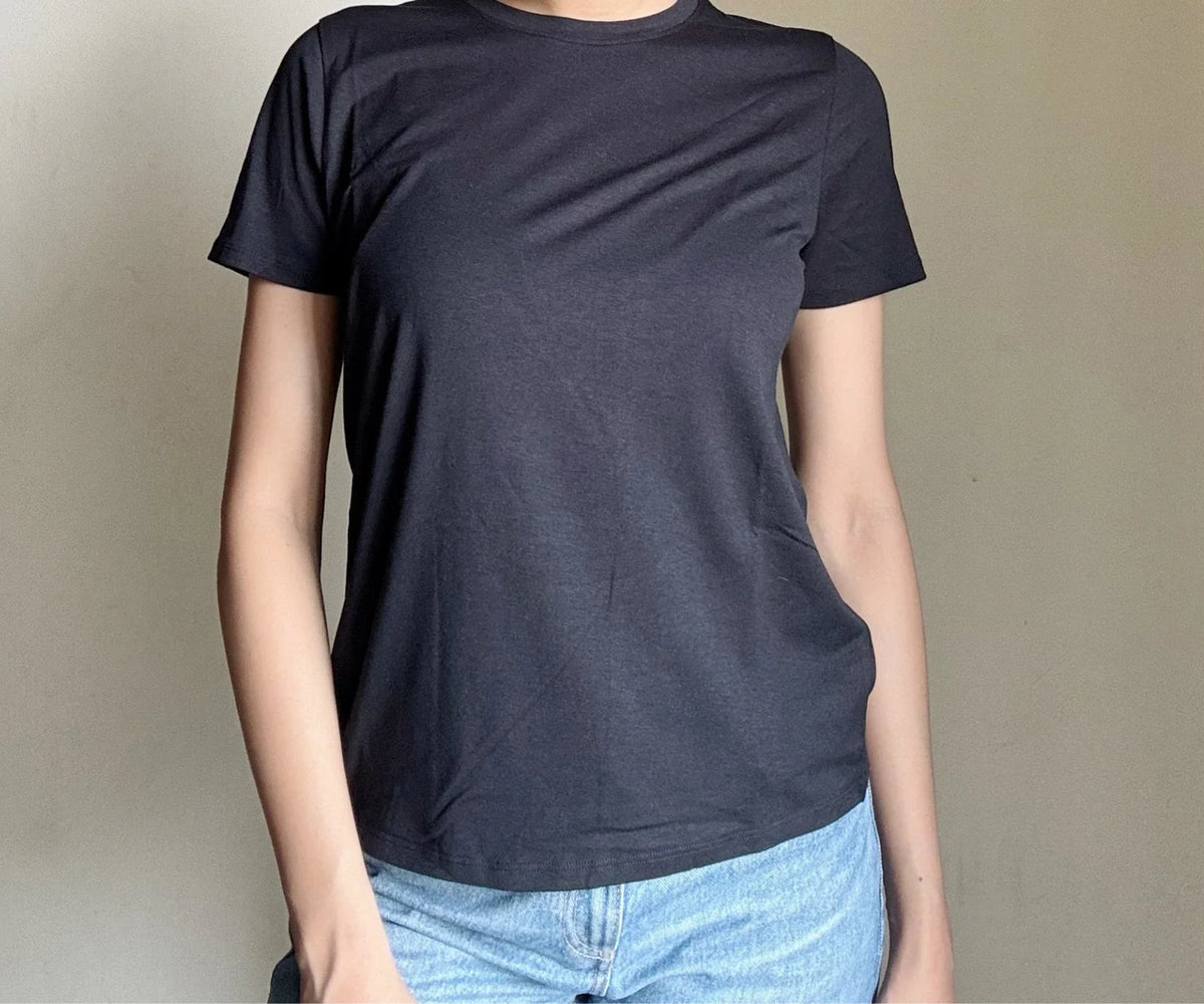 T Shirts for Women - White Tee - Black Tee - Bamboo T Shirts