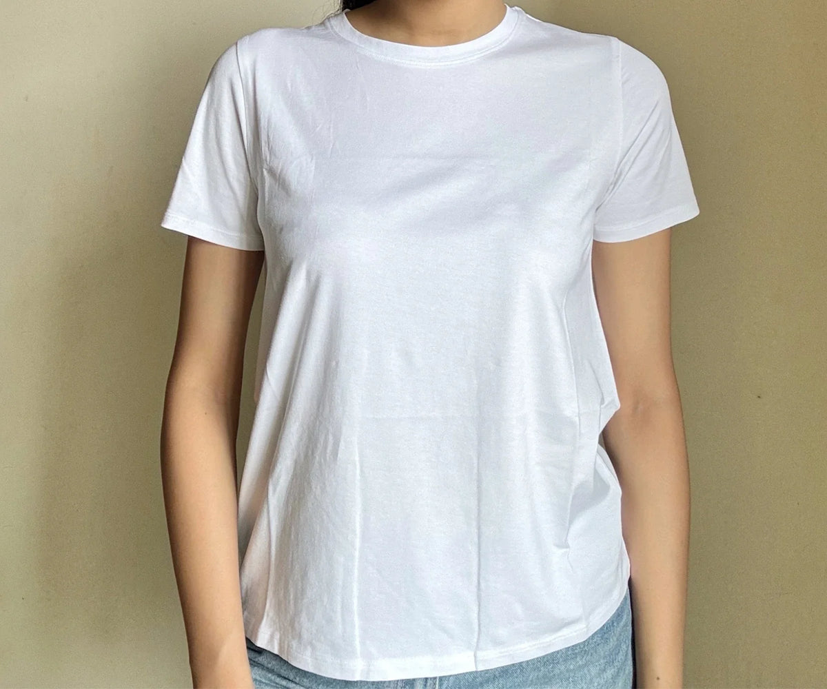 T Shirts for Women - White Tee - Black Tee - Bamboo T Shirts