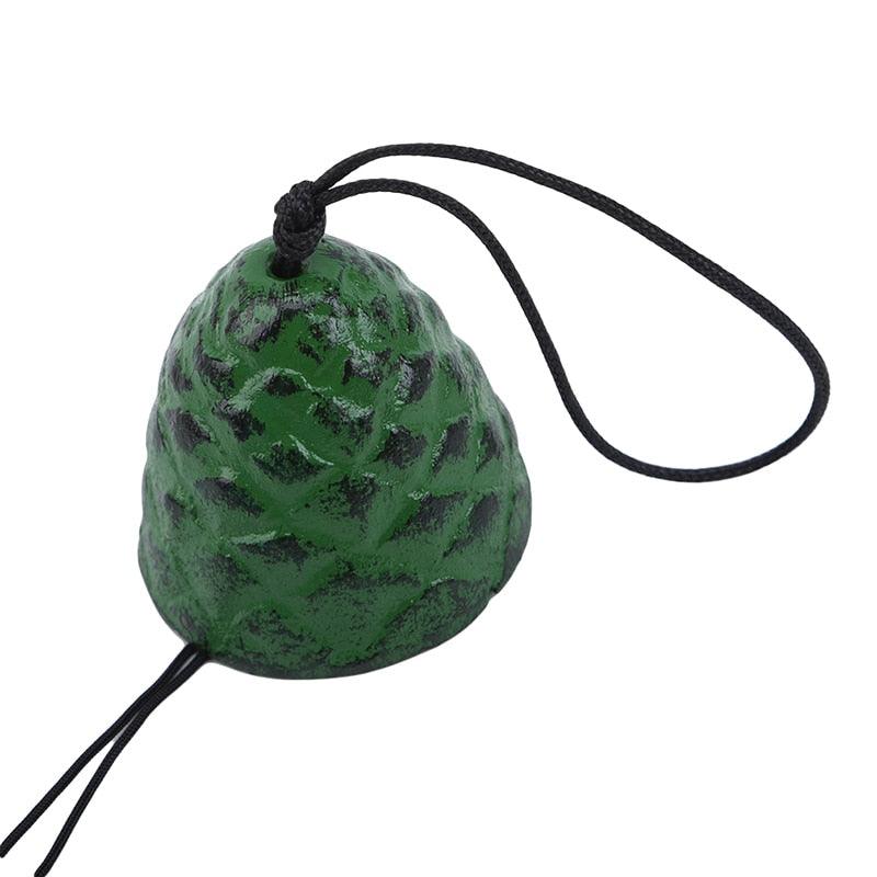 Temple Bell Pendant Lucky Wind Chimes Japanese Lucky Feng Shui Small Wind Chime Sound Clapper Home Garden Outdoor Decor Gift Cast Iron Outdoor For Good Luck Home Garden Patio Hanging Decoration Gift
