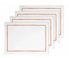 Embroidered Placemats - Terracotta