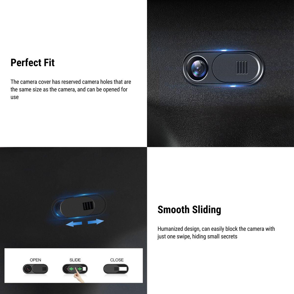 Tesery Camera Cover for Tesla Model 3 / Model Y (6 PCS)
