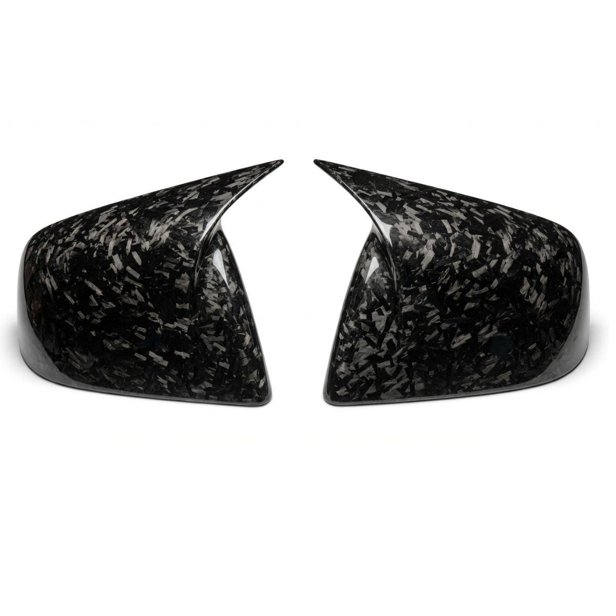 TESERY Mirror Caps for Model Y / 3 ( Sporty Style ) - Dry Carbon Fiber Exterior Mods