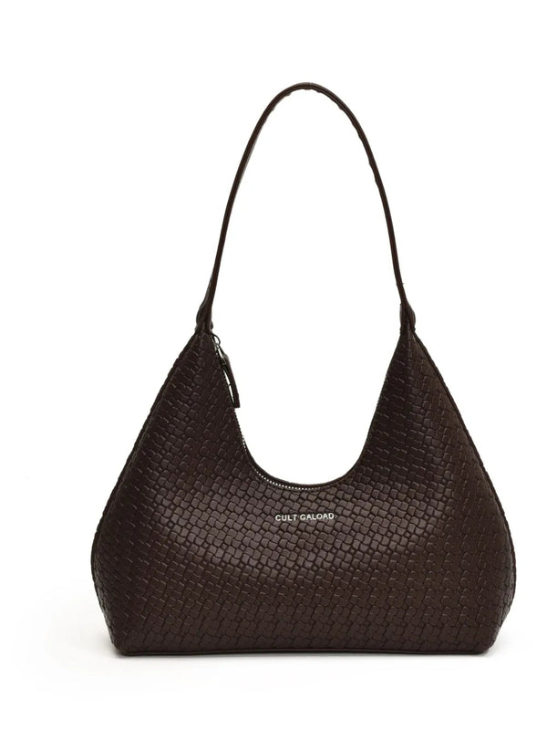 Texture PU Leather Shoulder Bag