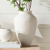 Textured White Ceramic Vase by Barclay Butera