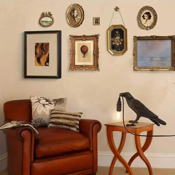 The Gothic Crow USB Port Lamp