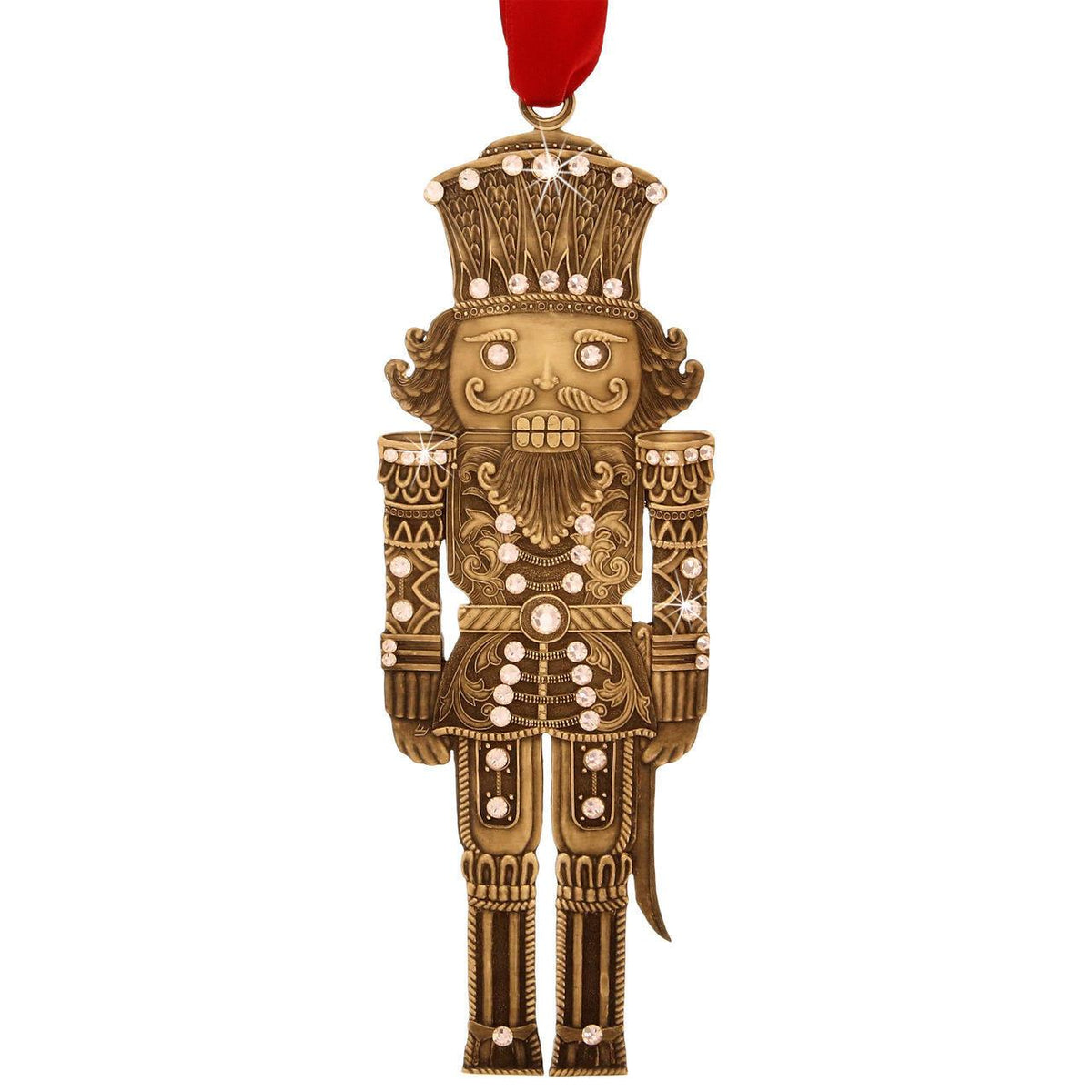 Nutcracker Prince Christmas Ornament - Bronze