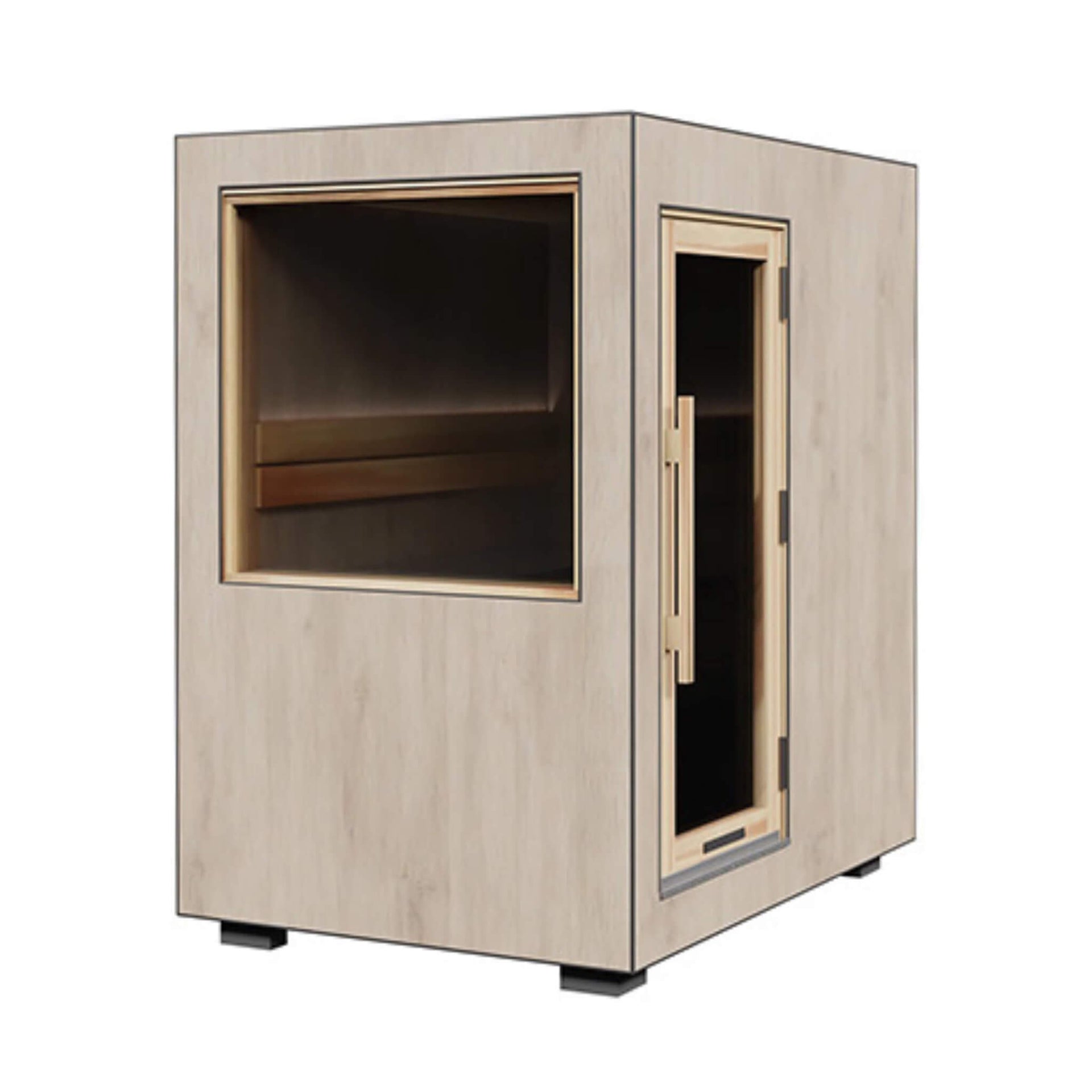 ThermaSol Solaris Fully-Assembled Outdoor Sauna Cabin [Made-To-Order] [14-KIR-4560/61] (SAK27532)