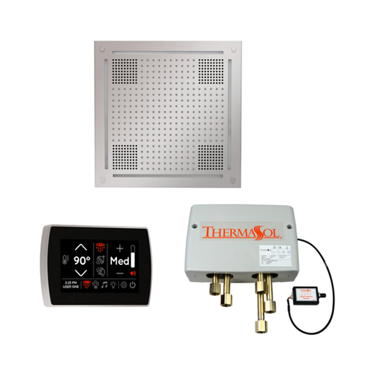 ThermaSol STC & HydroVive Wellness Shower Package With Digital Shower Valve (SAK40716)