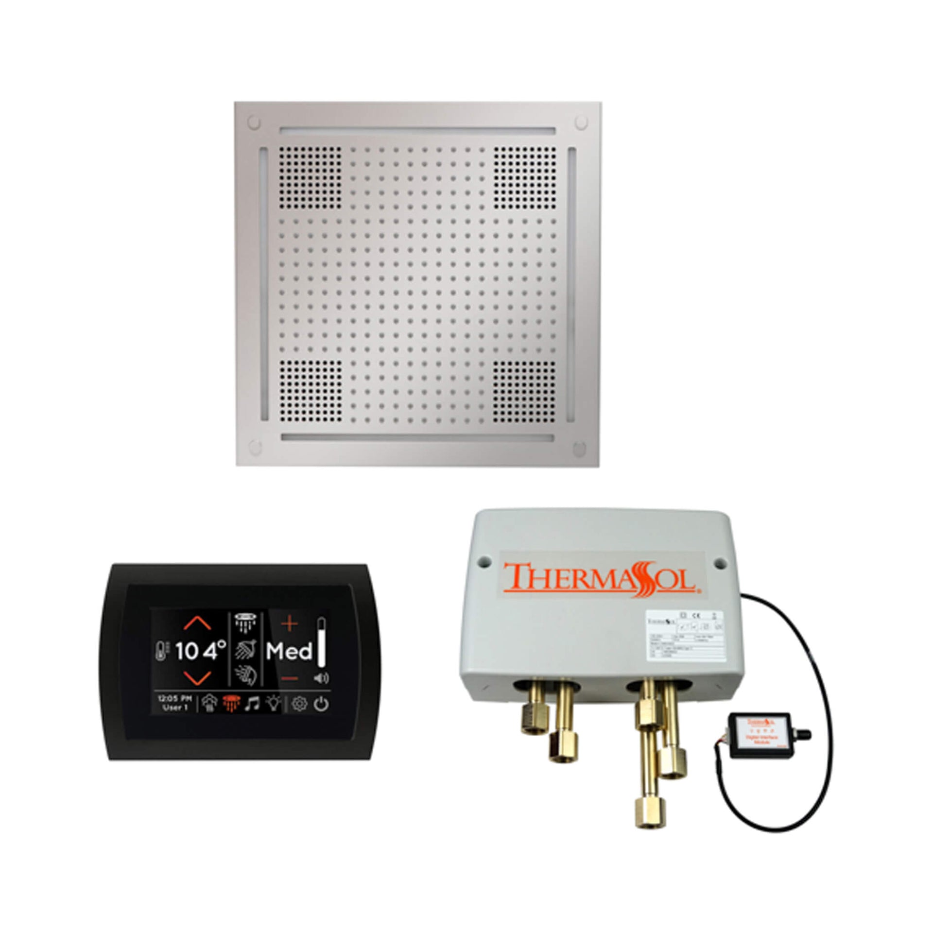 ThermaSol STC & HydroVive Wellness Shower Package With Digital Shower Valve (SAK40716)