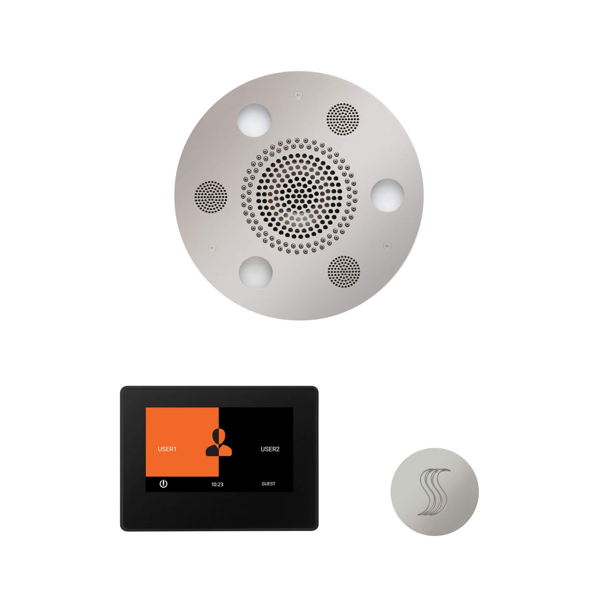 ThermaSol ThermaTouch 7-Inch Wellness Round Steam Control Package [WSTP7R] (SAK92104)