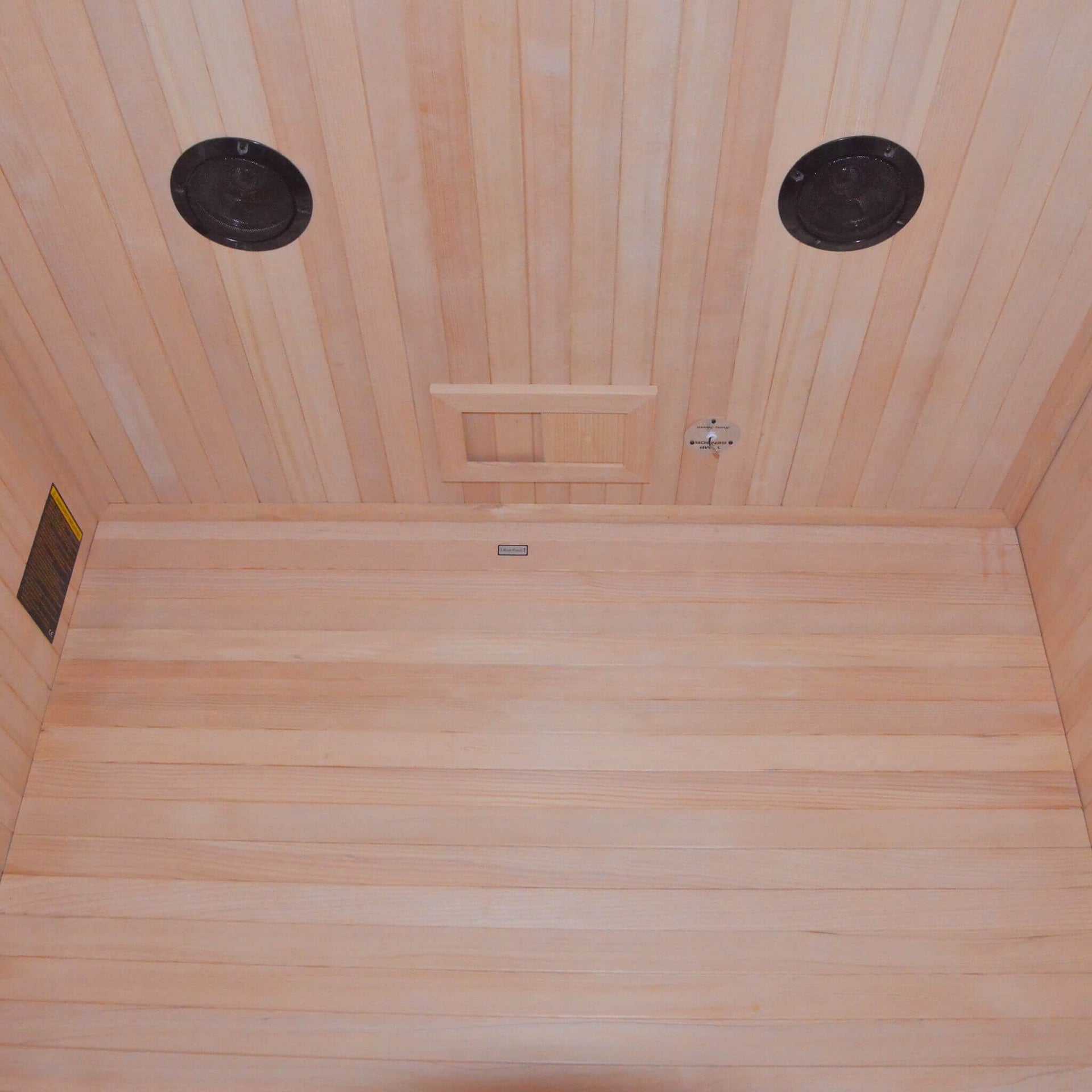 Alpine Premium 2-Person 3KW Hemlock Wood Sauna With LED Wall Light (SAK28471)