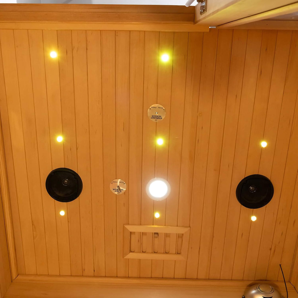 Luma 2-Person Indoor Hybrid Sauna Room With Infrared And 3.5KW Steam Heater [Made-To-Order] (SAK83750)