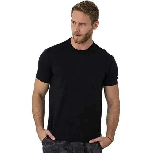 Thick Wool T shirt For Men's Base Layer Modern Shirt Wicking Breathable Quick Dry Anti-Odor With Many Colors Men's Solid Regular Fit T-Shirt Men's Half Sleeves Round Neck T-Shirt