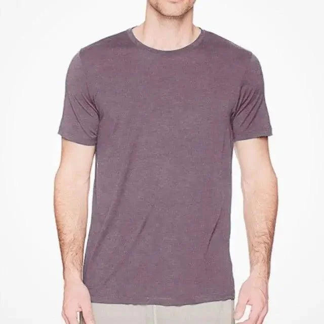 Thick Wool T shirt For Men's Base Layer Modern Shirt Wicking Breathable Quick Dry Anti-Odor With Many Colors Men's Solid Regular Fit T-Shirt Men's Half Sleeves Round Neck T-Shirt