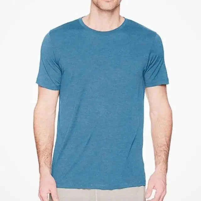 Thick Wool T shirt For Men's Base Layer Modern Shirt Wicking Breathable Quick Dry Anti-Odor With Many Colors Men's Solid Regular Fit T-Shirt Men's Half Sleeves Round Neck T-Shirt