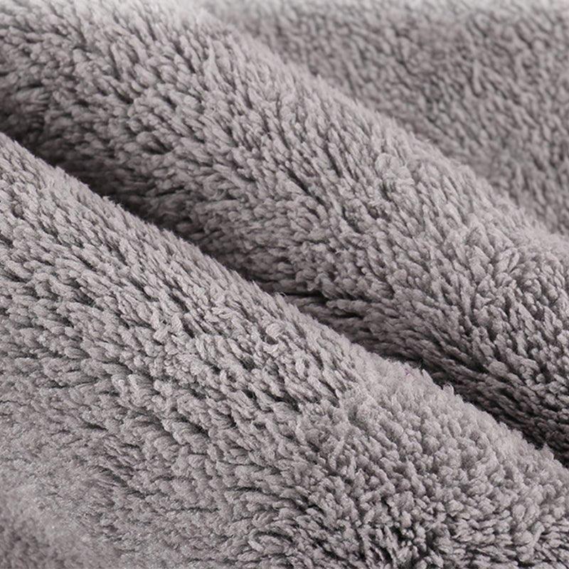 Premium Dual-Sided Microfiber Towel | 8x Absorbent | Coral Velvet + Suede | 28×20cm