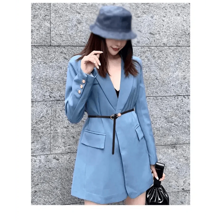 Thin Golden Buckle PU Leather Strap Belts For Women Casual Dress Luxurious Ladies Waist Belt