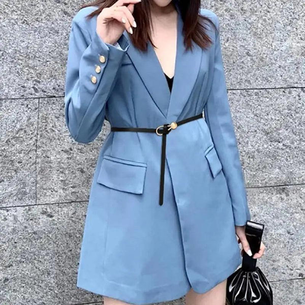 Thin Golden Buckle PU Leather Strap Belts For Women Casual Dress Luxurious Ladies Waist Belt