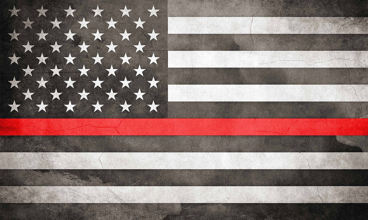 Thin Red Line - A Personalized Gift For Firefighter