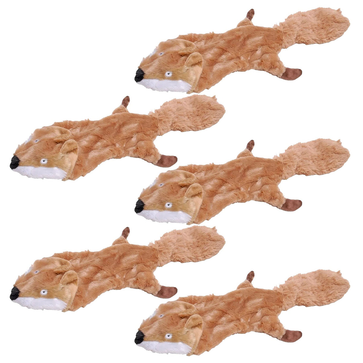 Jeffers Thinnies Unstuffed Plush Dog Toys, 21