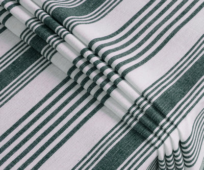 Striped Tablecloth Green - French Provence Tablecloth