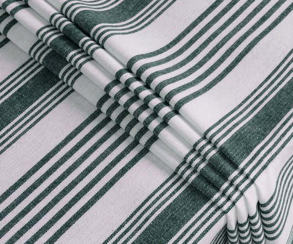 Striped Tablecloth Green - French Provence Tablecloth