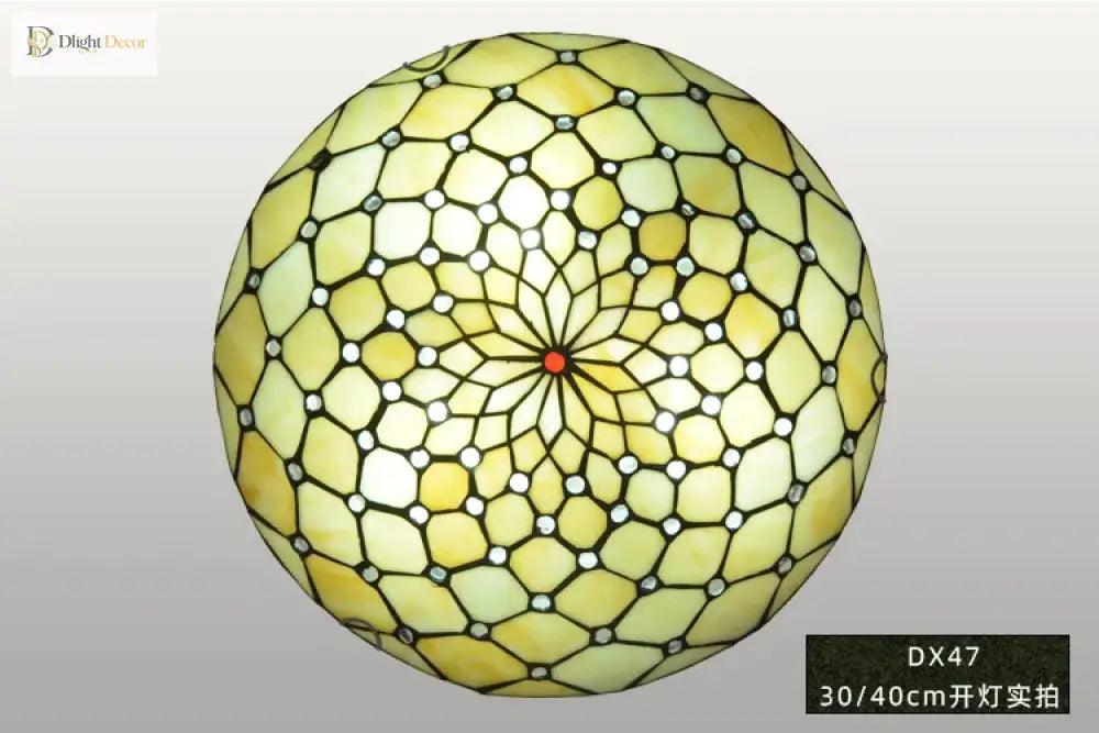 Tiffany Glass Ceiling Light | Bedroom & Bedside Lighting