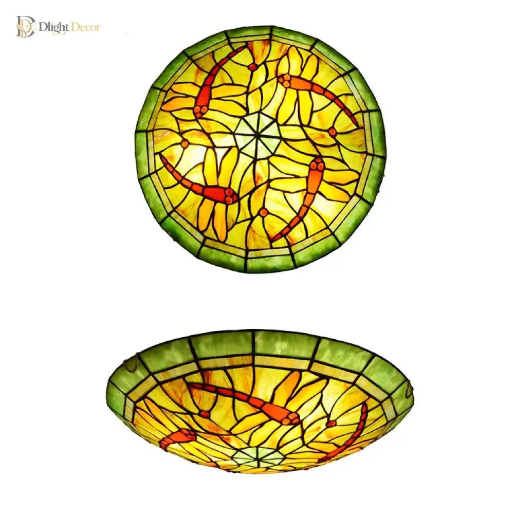 Tiffany Glass Ceiling Light | Bedroom & Bedside Lighting