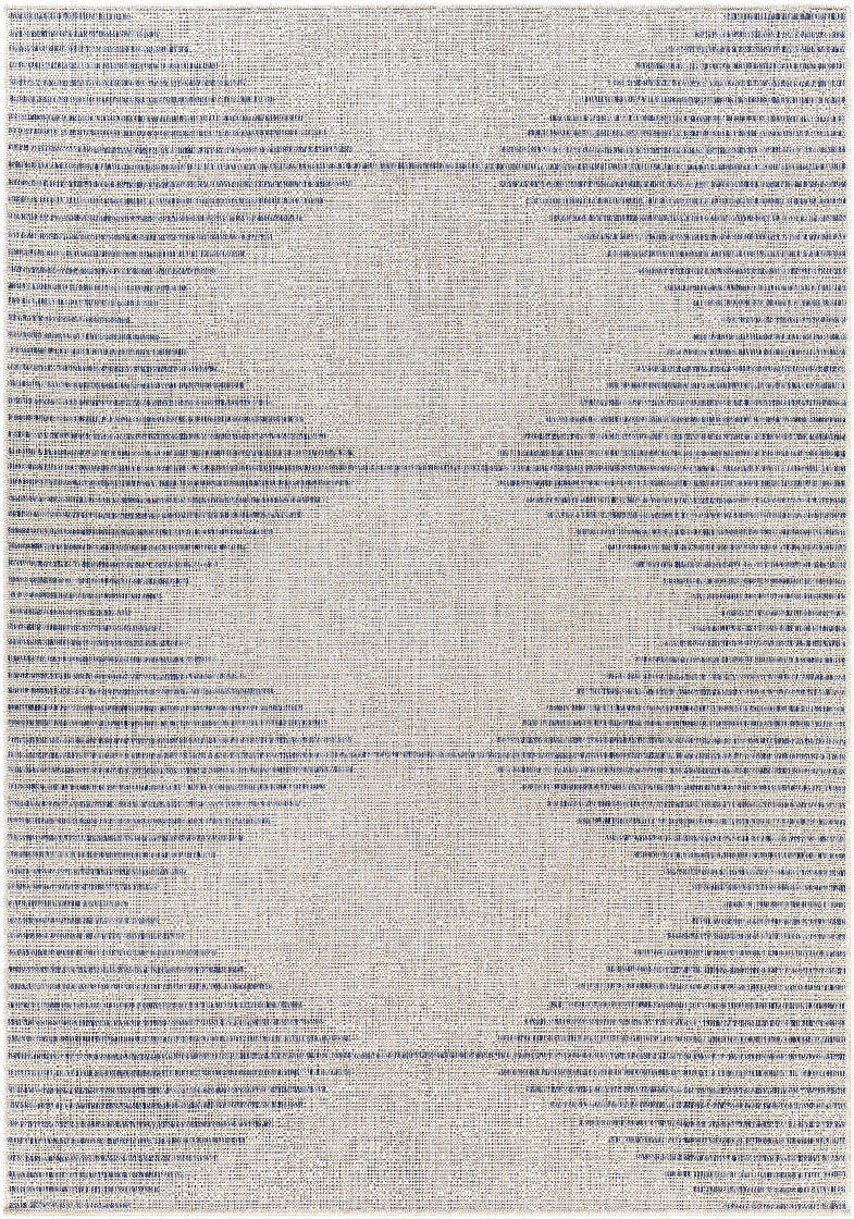 Stephan Gray & Blue Outdoor Rug