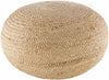 Tintern Jute Knitted Pouf - 25" x 25" x 13" Round