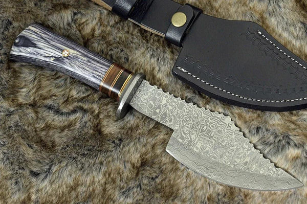 Titan Damascus Axe with Pakkawood Handle - Gifts for You 'n Me